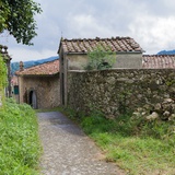 Castello di Pescaglia, scorcio del borgo